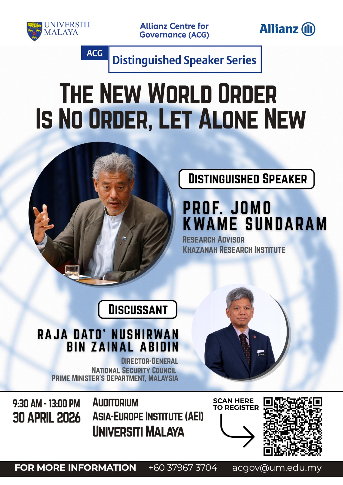 ACG Distinguished Speaker Series - Prof. Jomo Kwame Sundaram