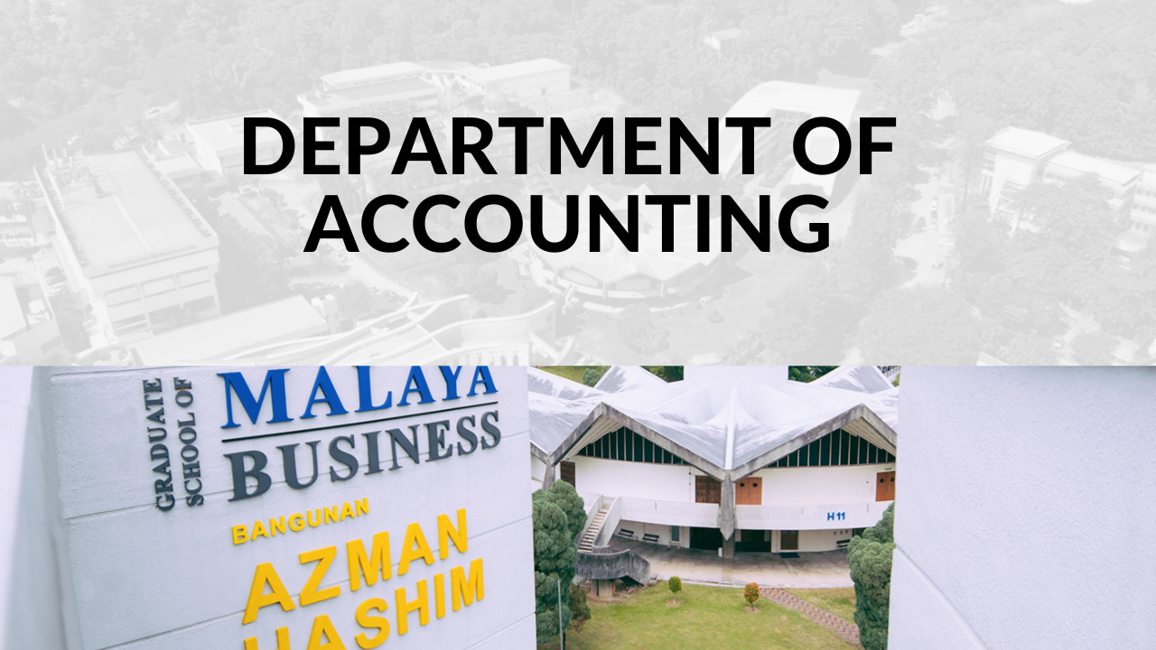 DEPARTMENT OF ACCOUNTING