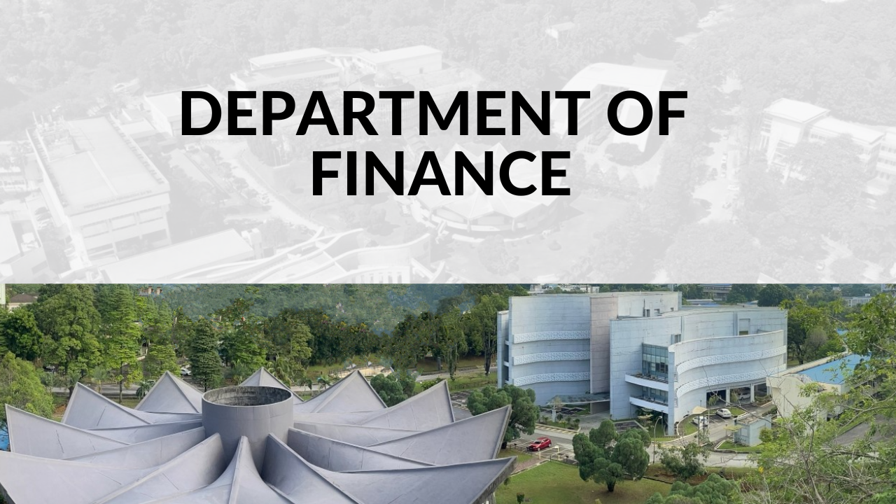 DEPARTMENT OF FINANCE